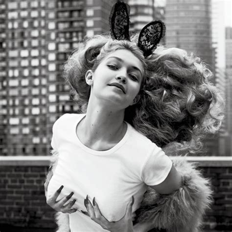 Gigi Hadid Shows Off Serious Nipple Action in Latest Photo Shoot.